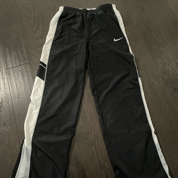 Nike Black Pants with White Accents - Picture 2 of 3